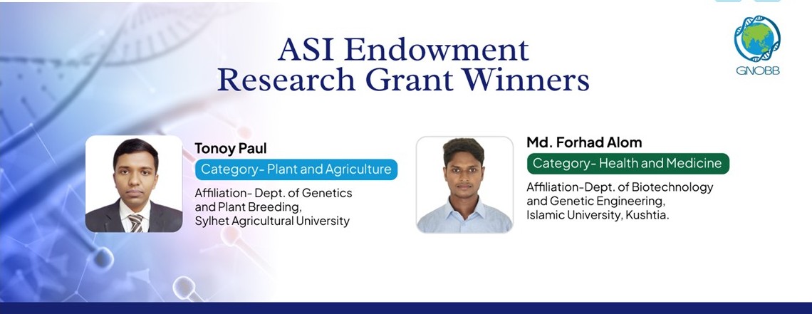 Winners of the ASI endowment research grant-2025